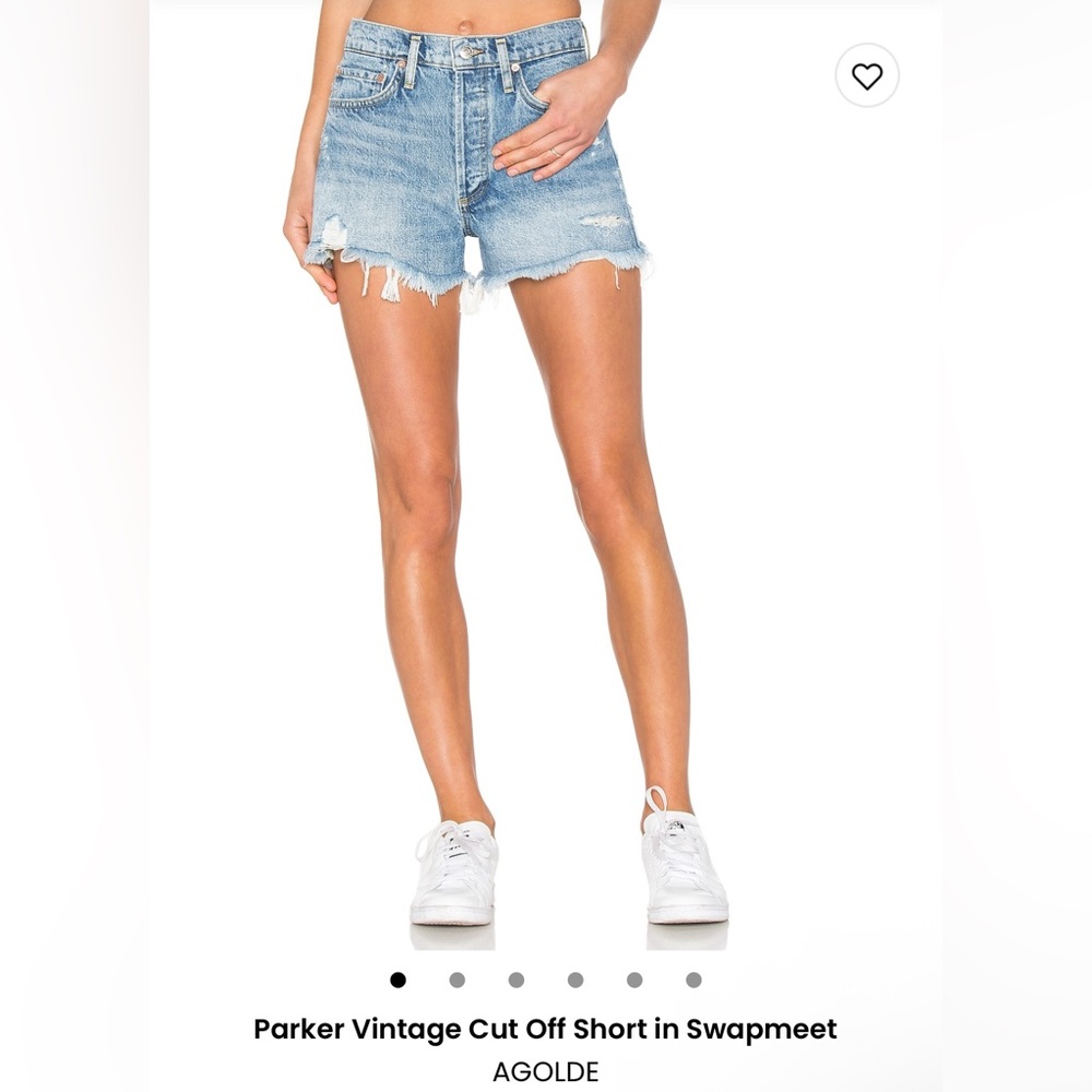 Agolde Parker Vintage Cut Off Short in Swapmeet Size 29
